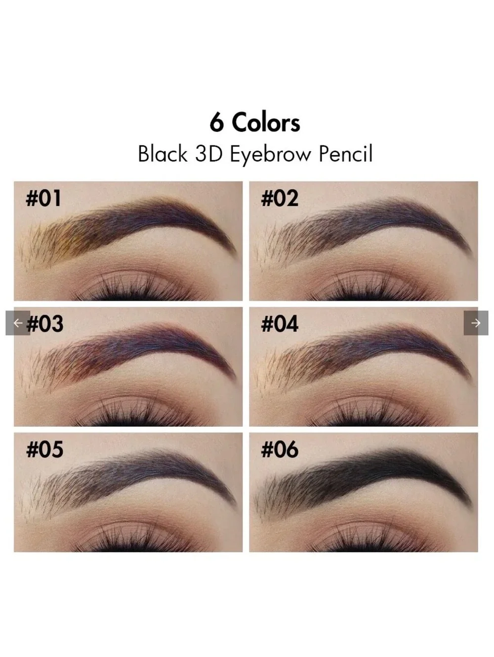 Shade Light Brown Sparq Haus Waterproof 3D Eyebrow Pencil with Brush #04